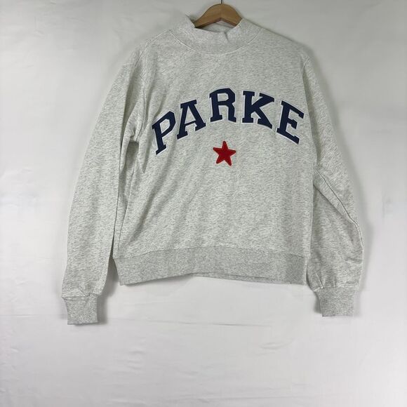 Parke Tops - Parke Sweatshirt with Navy and Red